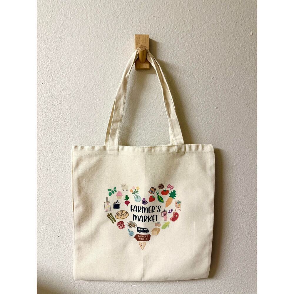 Farmer’s Market Tote Bag | 15”x16”
